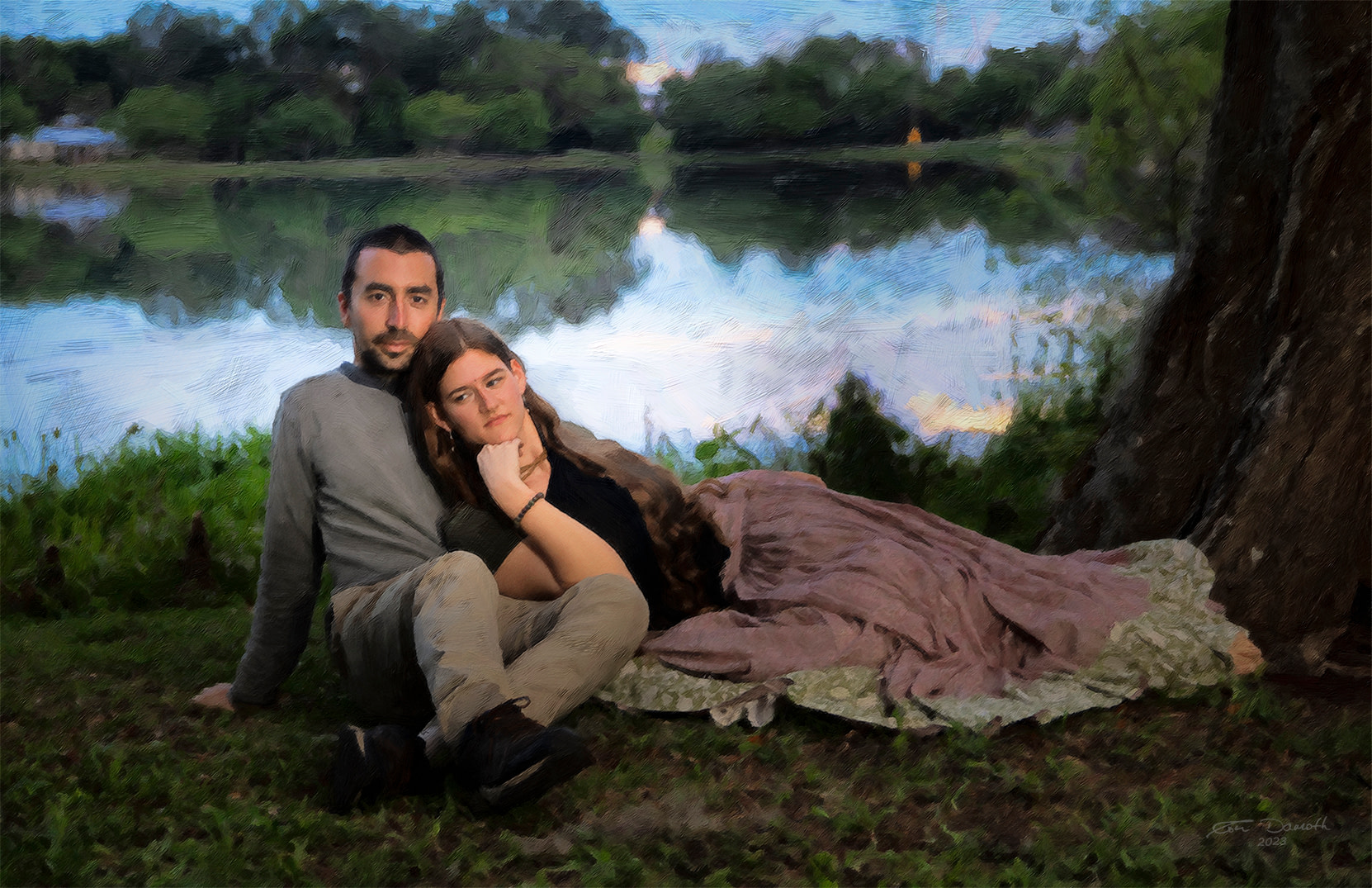 Haggai & Katie at Lake Frances