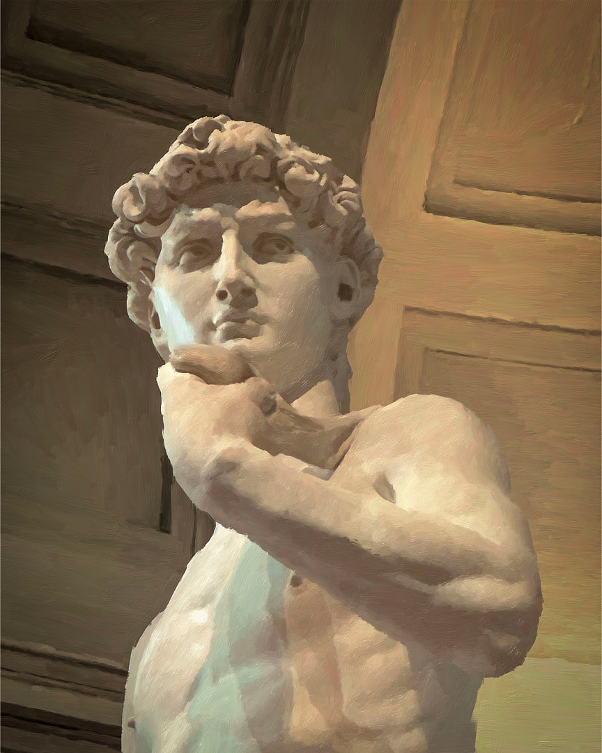 Michelangelo's David by Tom Damoth